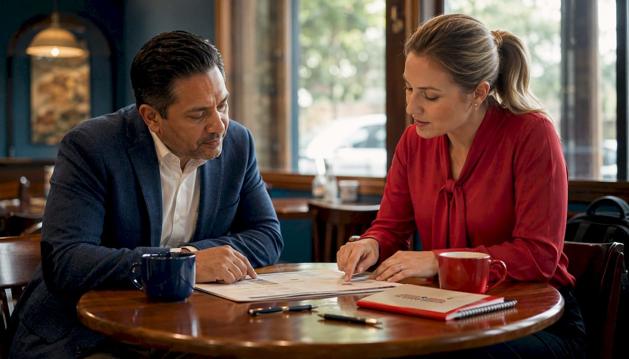 Employee discussing insurance payment roles with HR
