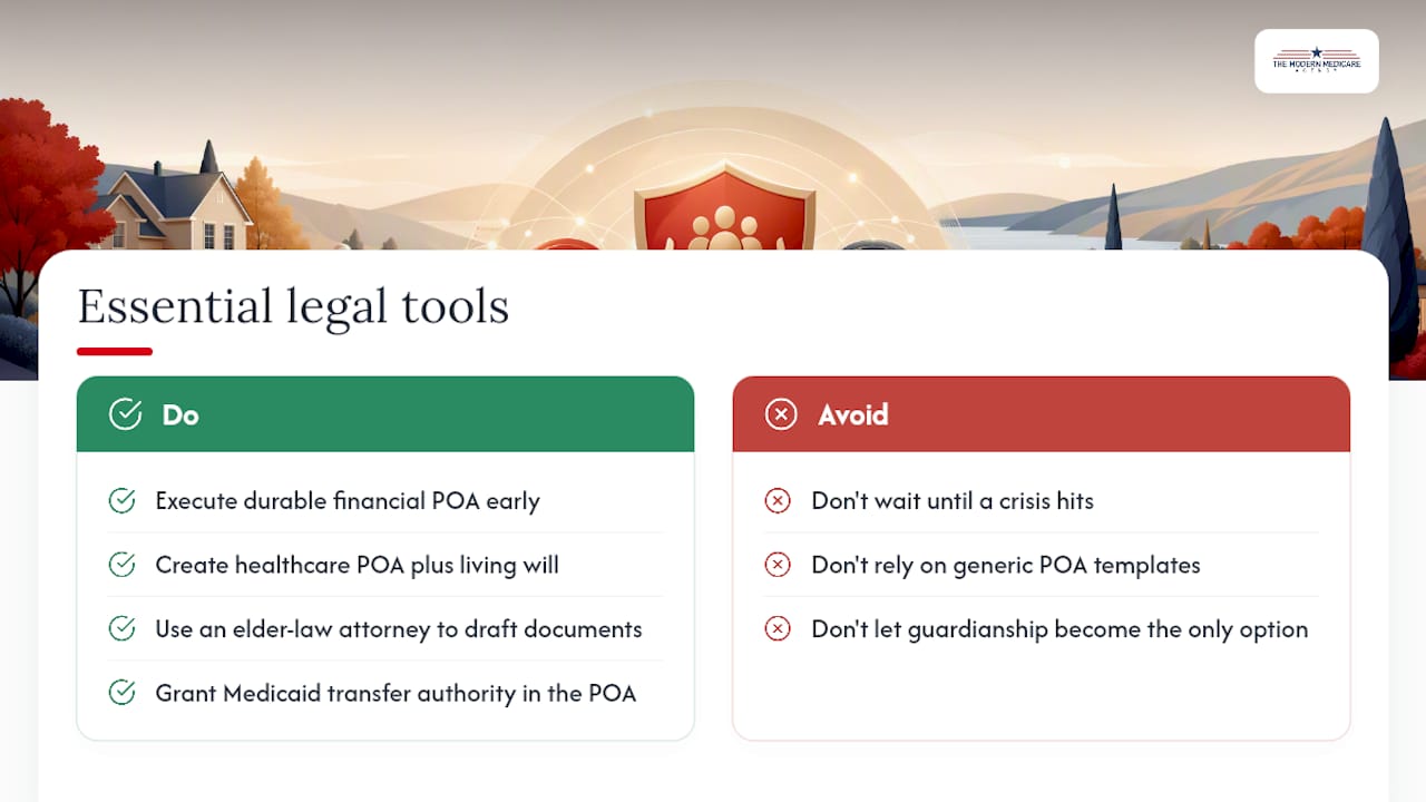 Legal Tools That Belong in Every LTC Plan — overview diagram