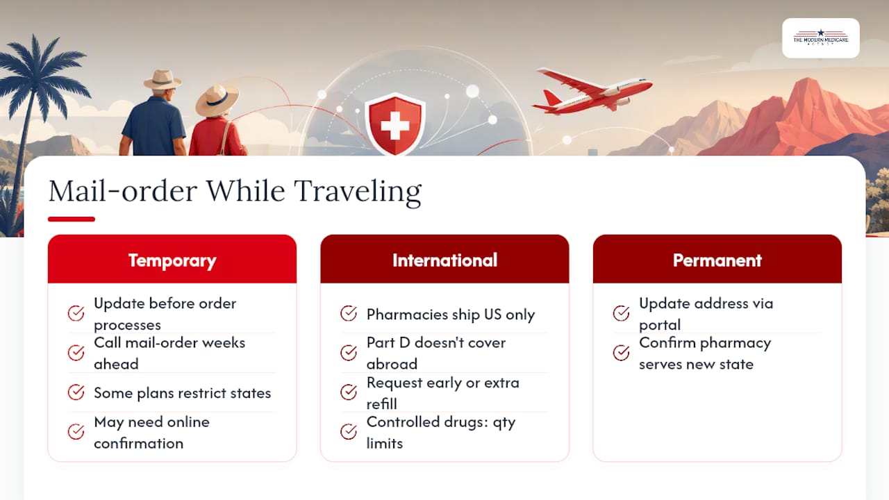 Mail-Order Prescriptions While Traveling or Relocating Temporarily — overview diagram