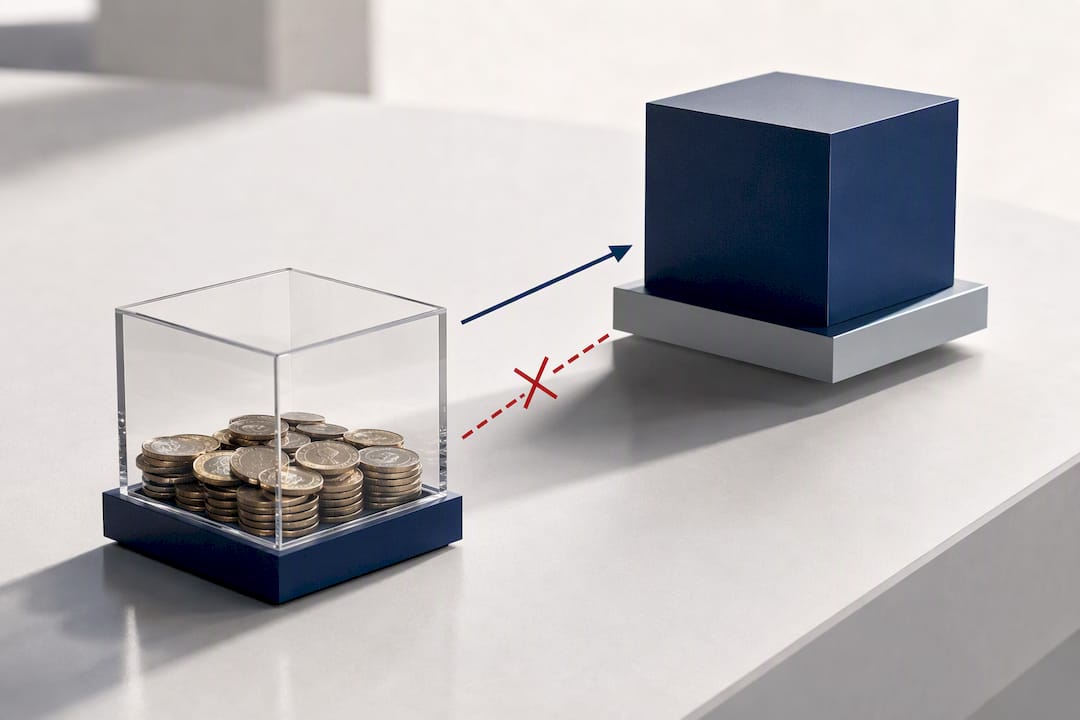 Illustration separating account value from benefit base