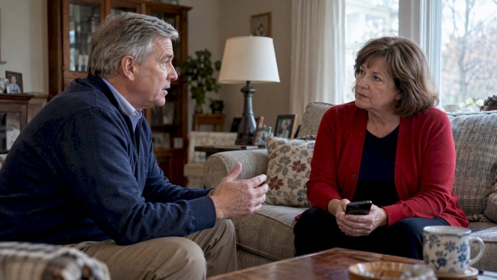 Agent discussing long term care underwriting