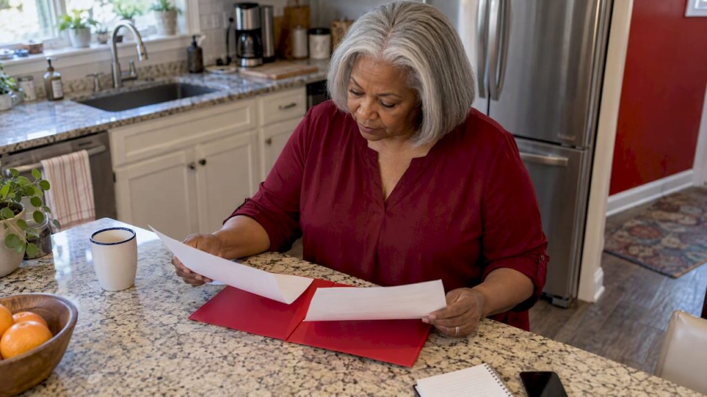 Woman comparing two Medicare plan quotes