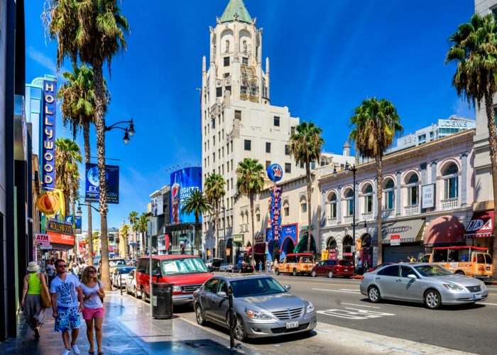 Hollywood walk of fame
